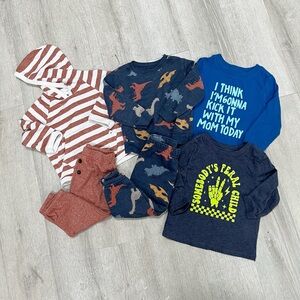 18 month little boy clothes bundle longsleeve